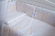 Детское постельное белье Twins Eco Line New E-023 6 ед Bunnies pink